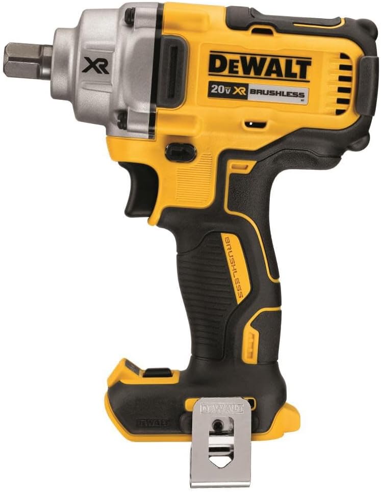 DEWALT 20V MAX Impact Wrench, Cordless 2-Tool Combo Kit, 1/2-Inch Mid-Range and 3/8-inch Compact with 5ah Battery and Charger (DCK205P1)