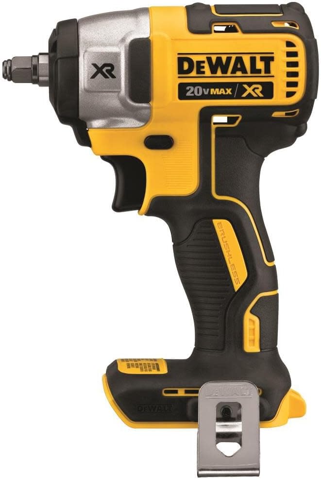 DEWALT 20V MAX Impact Wrench, Cordless 2-Tool Combo Kit, 1/2-Inch Mid-Range and 3/8-inch Compact with 5ah Battery and Charger (DCK205P1)
