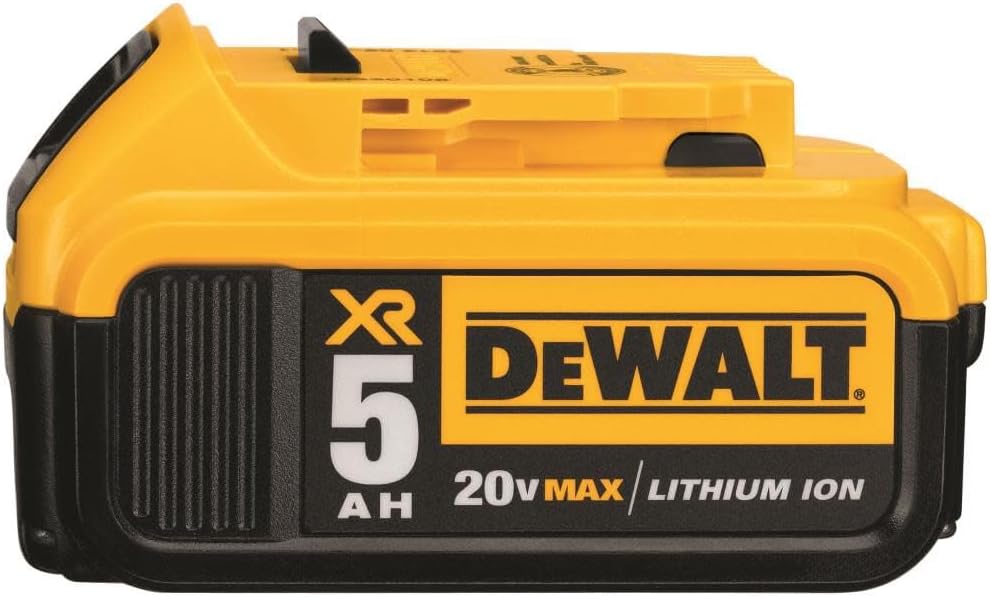 DEWALT 20V MAX Impact Wrench, Cordless 2-Tool Combo Kit, 1/2-Inch Mid-Range and 3/8-inch Compact with 5ah Battery and Charger (DCK205P1)