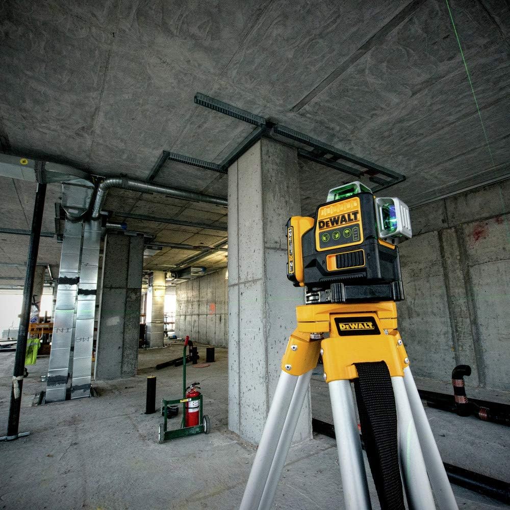 DEWALT 12V MAX Laser Level, Green Line Laser, 3-Way, 360 Degree Professional Laser with Durable Carrying Case, CordlessRechargeable (DW089LG)