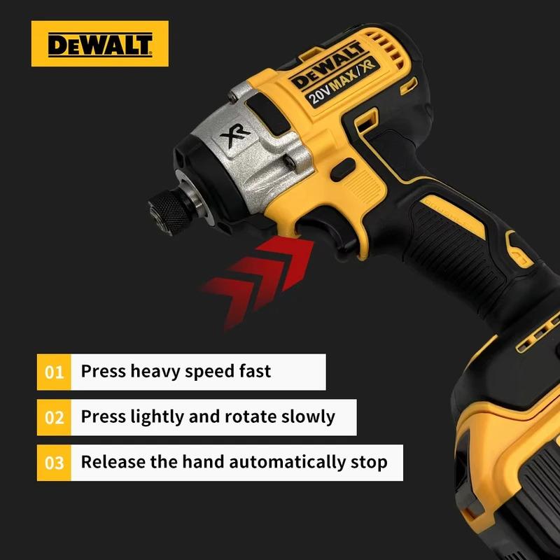 DEWALT 20V MAX XR Impact Driver, Brushless, 3-Speed, 14-Inch, Tool Only (DCF887B)