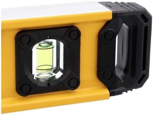 DeWalt DWHT43003 9" Yellow Aluminum Magnetic Torpedo Level with V-Groove Base
