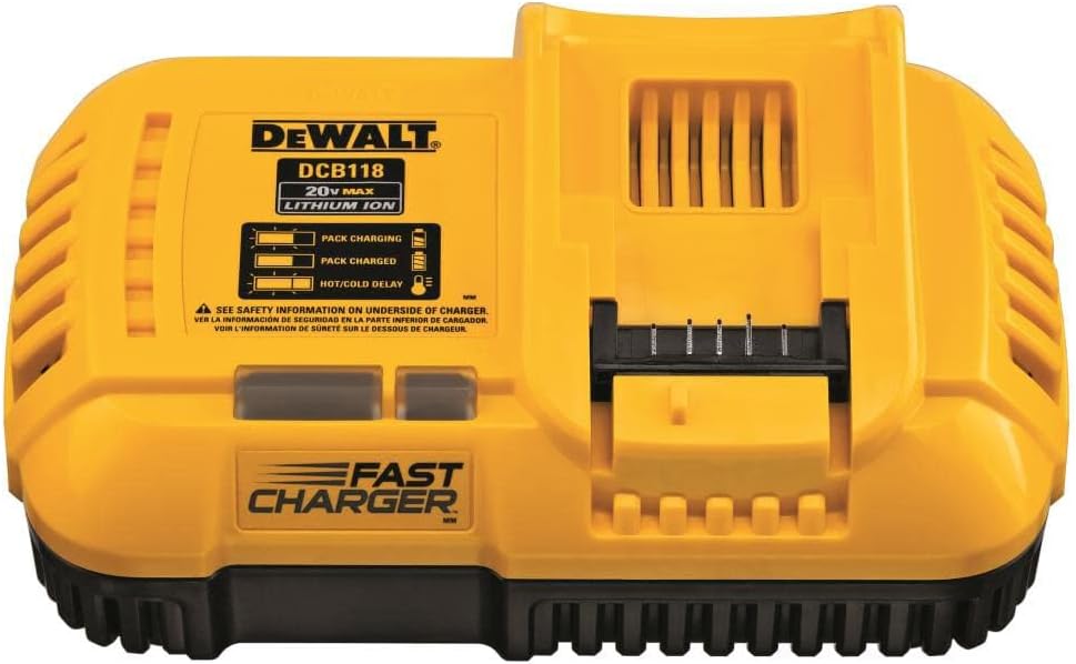DEWALT 20V MAX Impact Wrench, Cordless 2-Tool Combo Kit, 1/2-Inch Mid-Range and 3/8-inch Compact with 5ah Battery and Charger (DCK205P1)
