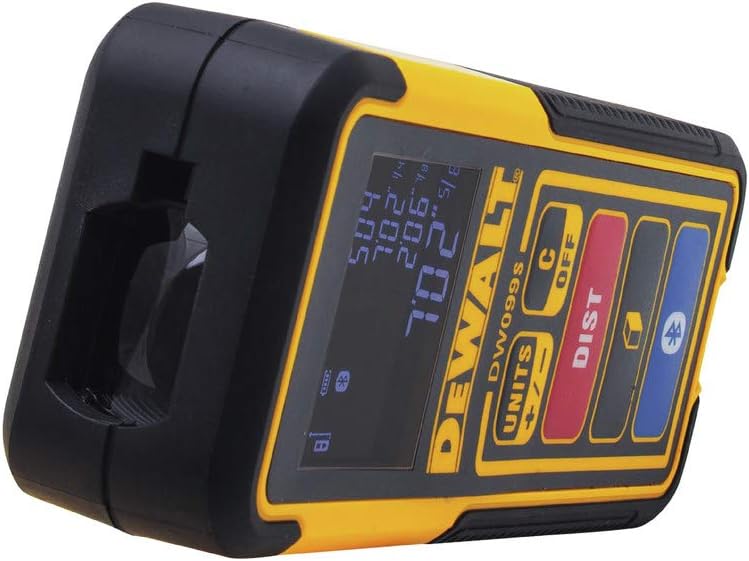DEWALT Laser Measure Tool/Distance Meter, 100-Feet with Bluetooth (DW099S)