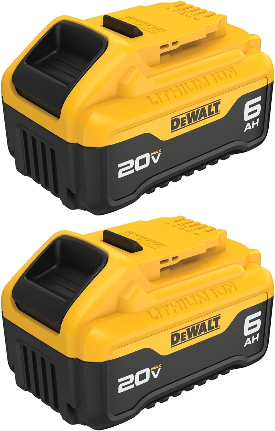 DEWALT 20V MAX XR 8Ah POWERPACK Lithium Ion Battery, 2-Pack