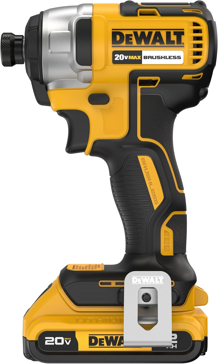 DEWALT 20V MAX Impact Driver, 1/4 Inch, Battery and Charger Included (DCF787D1)