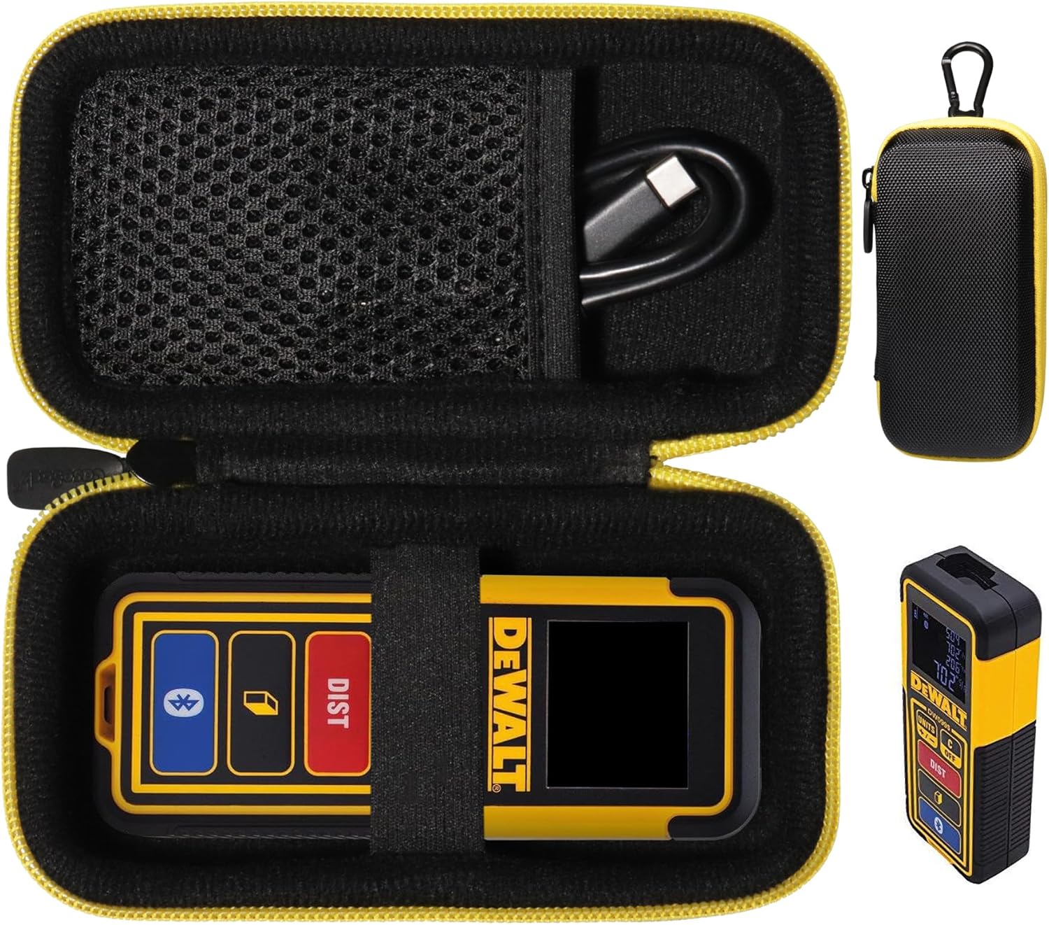 CaseSack Case for DEWALT Laser Measure Tool/Distance Meter, 100-Feet with Bluetooth (DW099S)