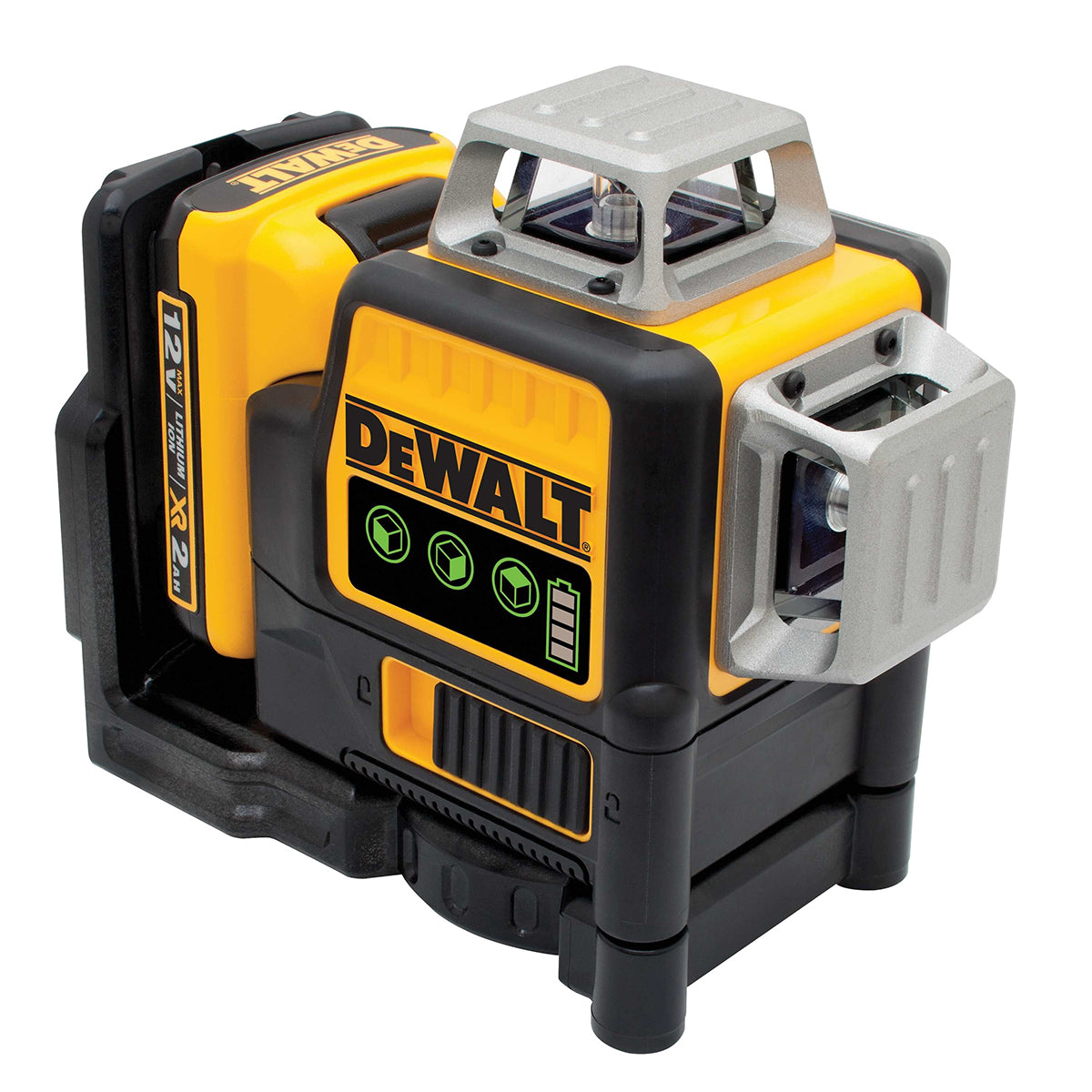 DEWALT 12V MAX Laser Level, Green Line Laser, 3-Way, 360 Degree Professional Laser with Durable Carrying Case, CordlessRechargeable (DW089LG)