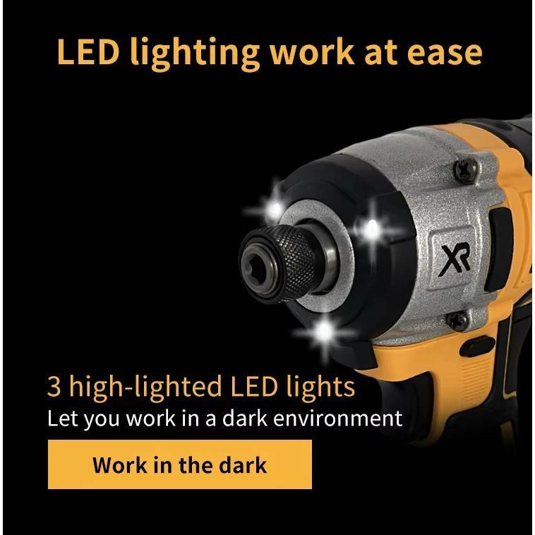 DEWALT 20V MAX XR Impact Driver, Brushless, 3-Speed, 14-Inch, Tool Only (DCF887B)